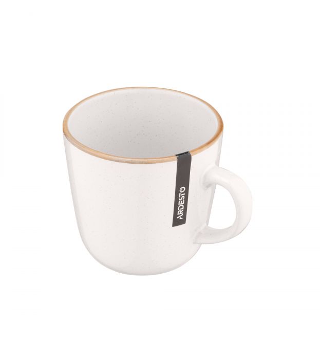 Чашка Ardesto Apulia, 450мл, кераміка, кремовий