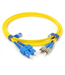 Патчкорд SC-UPC-FC-UPC SM 1м Duplex Slim