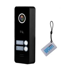 Вызывная панель домофона со встроенным считывателем карт SEVEN CP-7504/2 RFID black