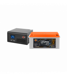 Комплект резервного питания LP(LogicPower) ИБП + литиевая (LiFePO4) батарея (UPS В1500 + АКБ LiFePO4 2560W)