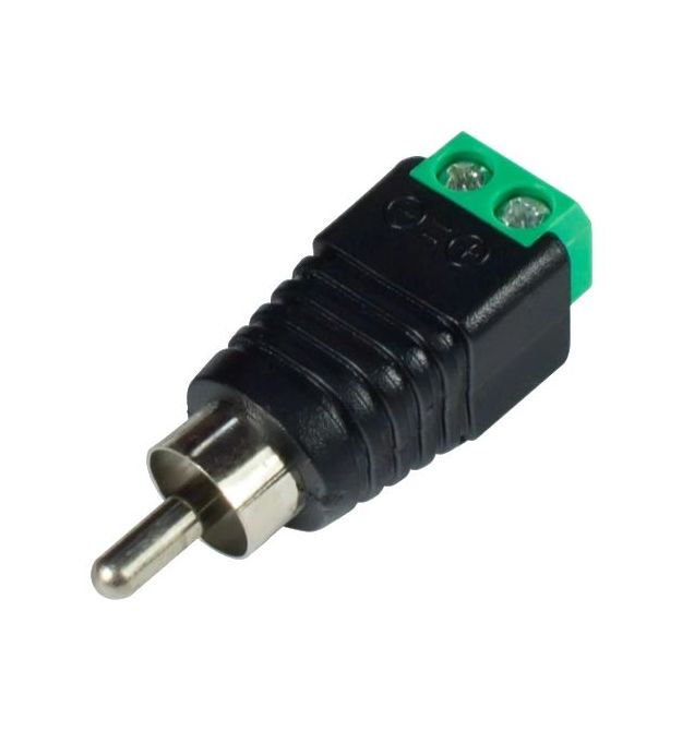 Разъем RCA-M с клеммами под кабель