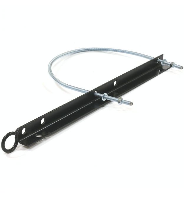 Траверса для крепления арматуры, ТККА400 (скоба 250 мм), с крюком черная