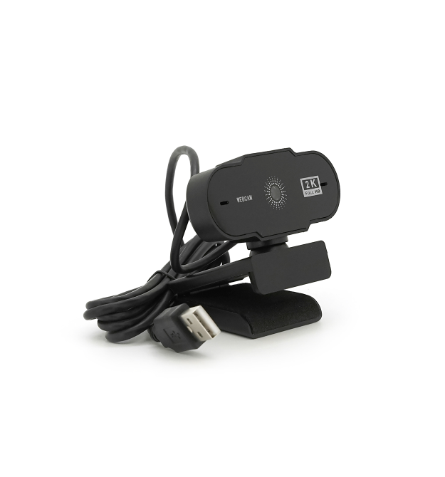 Вебкамера з гарнітурою A6, 1920p, пласт. корпус, Black, Q100