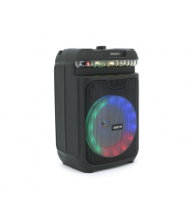 Акустична система з підсвічуванням ZQS8139, 15W, вбудований акум 3600mAh, живлення від USB кабелю, Black, Box