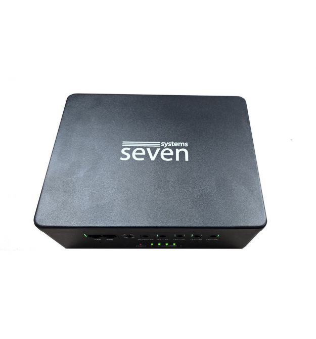ИБП SEVEN MINI UPS-7960 black 60W LiFePO4 с регулировкой выходного напряжения