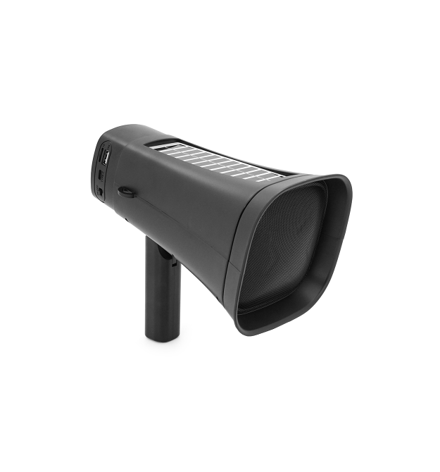 Гучномовець Megaphone DV680, 25W, живлення від акумулятора +Solar, СЗУ, Gray, Box