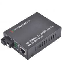 Оптоволоконный медиаконвертер FoxGate EC-B-0,1-1SM-1550nm-20-LFP