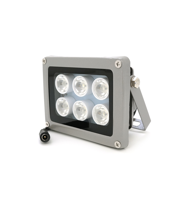 Прожектор спрямований з сутінковим датчиком YOSO 12V 8W, 6LED, IP66, кут огляду 60 ,робоча відстань до 30м, 113*84*86мм, BOX