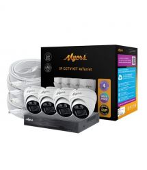 5.0MP Набор для помещений 4CH IP KIT 5MP 4xTurret