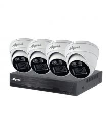 5.0MP Набор для помещений 4CH IP KIT 5MP 4xTurret