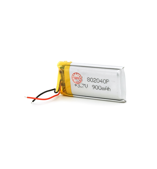 Літій-полімерний акумулятор 8*20*40mm (Li-ion 3.7В 900мА&ampmiddotгод)
