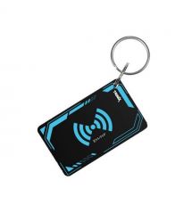 Ключ-брелок EM-Marine+Mifare Trinix Proximity-key EM+MF epoxy прямокутний 30*50 мм блакитний