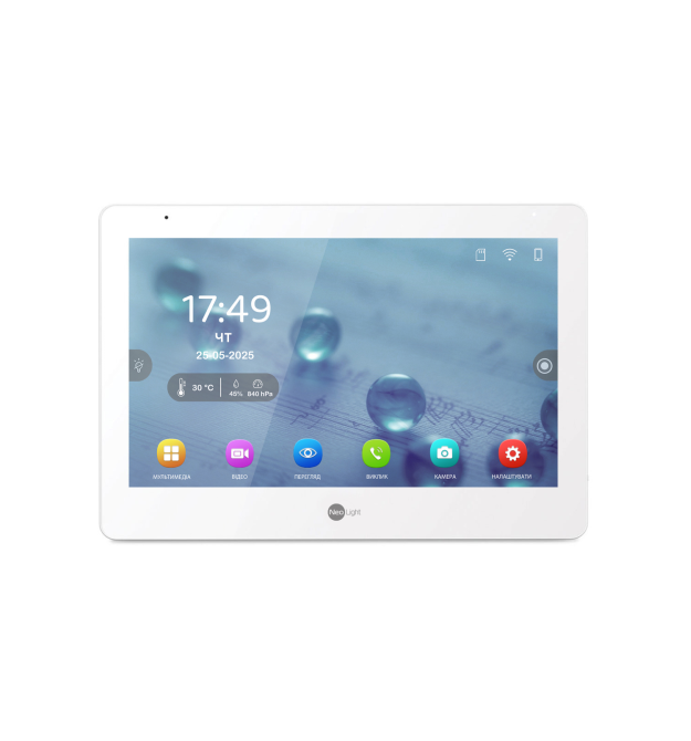 10-ти дюймовий сенсорний гібридний Full HD - IP відеодомофон з пам&aposяттю NeoLight MEZZO Hybrid