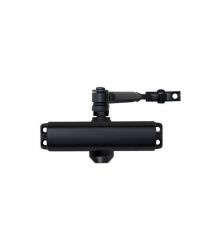 Доводчик двери от 75 до 100 кг SEVEN DC-7744HP black (с механизмом фиксации)