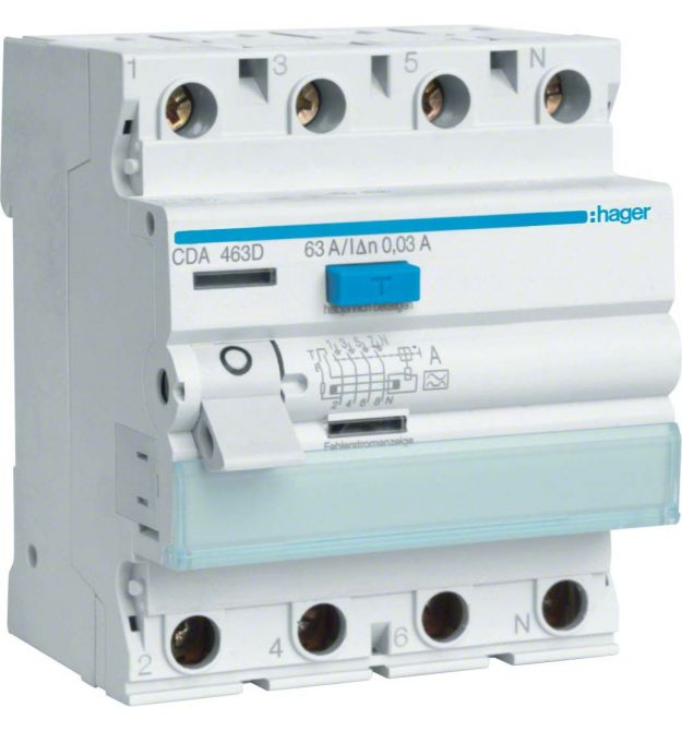 УЗО QC 3P+N 25A 30mA A