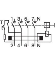 УЗО QC 3P+N 25A 30mA A