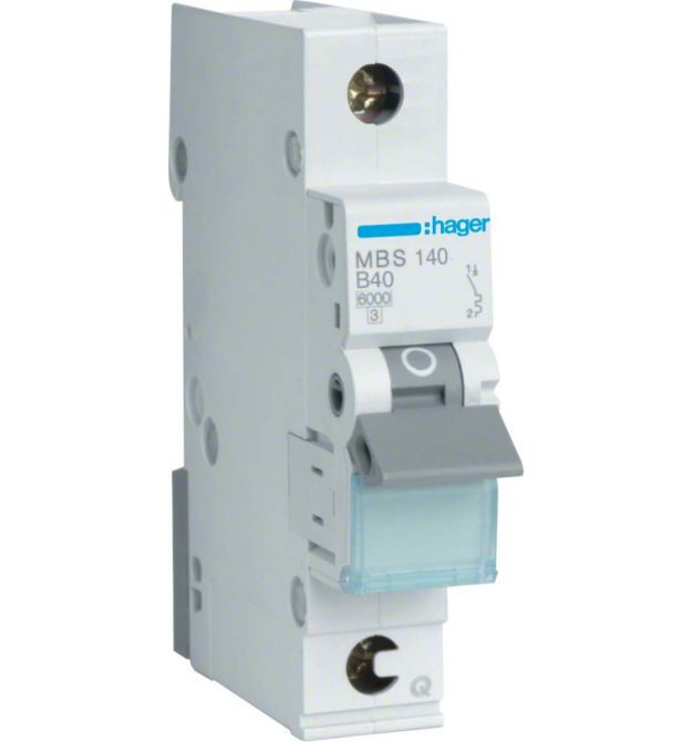 Автоматичний вимикач QC 1P 6kA B-40A 1M