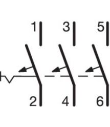 Автоматический выключатель 3P 6kA B-10A QC 3M