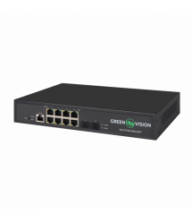 Комутатор мережевий POE GV-019-M-08G+SFP