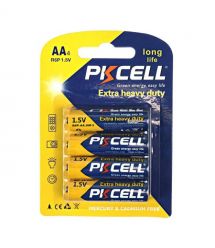 Батарейка PKCELL Extra Heavy Duty AA R6P 1.5V, 4шт//блістер