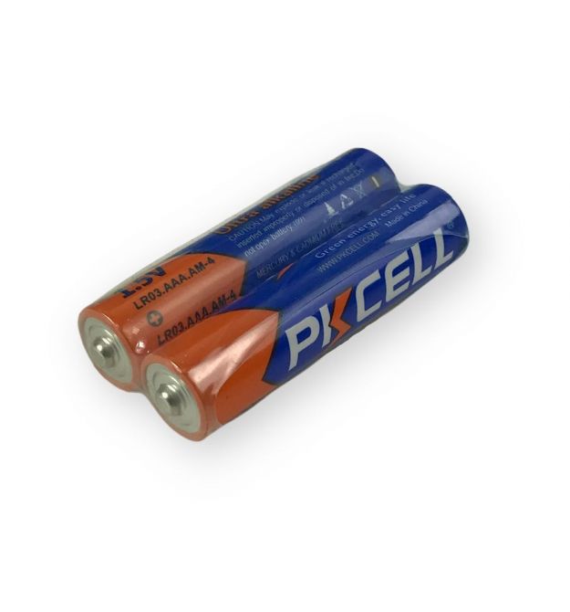 Батарейка PKCELL Ultra Alkaline AAA LR03 1.5V, 2шт./плівка