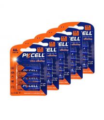 Комплект з 20 батарейок PKCELL Ultra Alkaline AA LR6 1.5V по 4шт./блістер