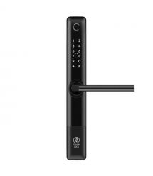 Розумний дверний біометричний замок SEVEN LOCK SL-7762BF black (врізна частина 3585)