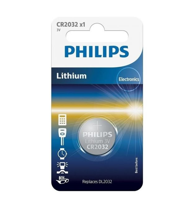 Батарейка Philips Lithium CR 2032 BLI 1