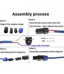 Кабельный разъeм speakon SKY SOUND SP-007