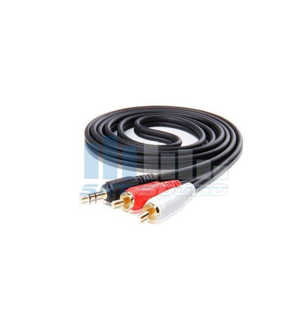 Межблочный кабель SKY SOUND RC-001 (3.5мм Jack - 2 RCA\5m)