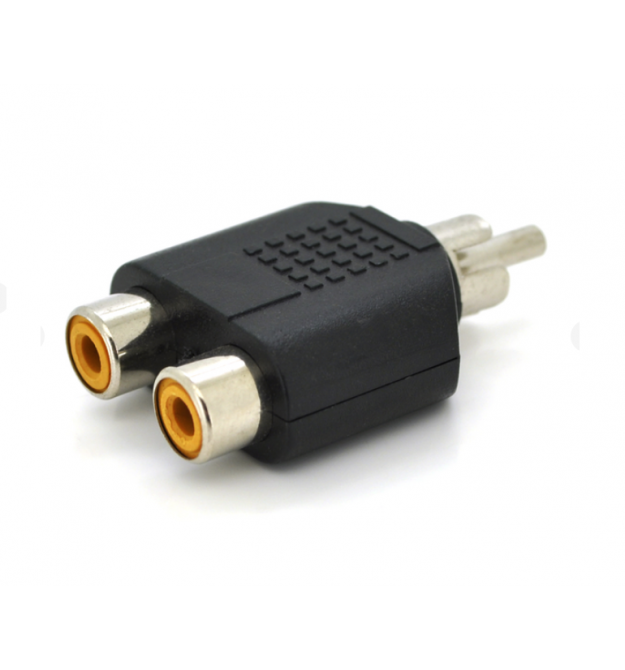 Переходник SKY SOUND RCS-012 (1RCA F - 2RCA M)