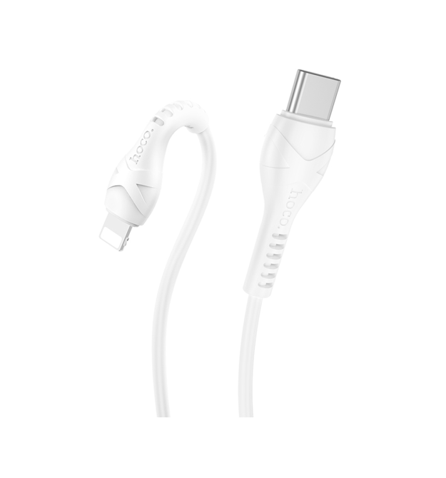 Кабель HOCO X37, Type-C-Lighting, 2.4A, White, довжина 1м, BOX