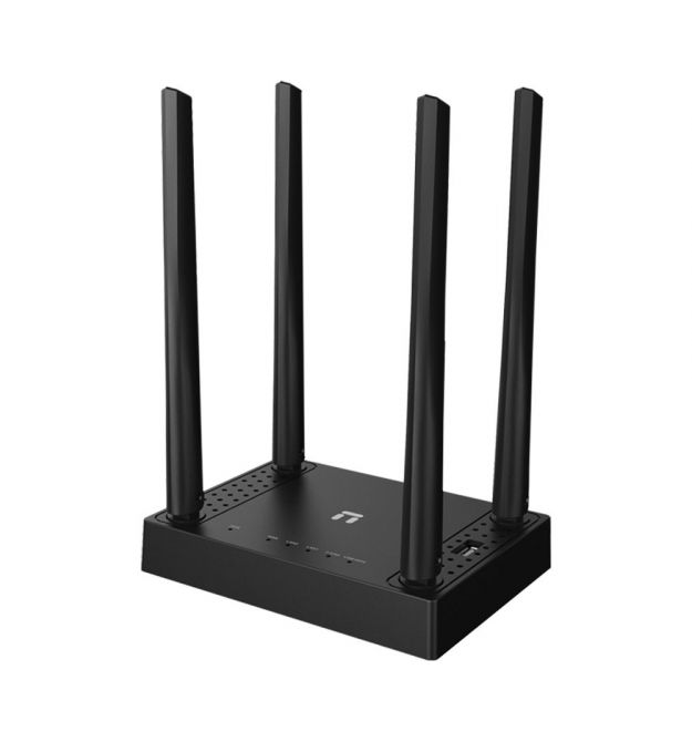 Бездротовий маршрутизатор Netis N5 AC1200, 1xFE WAN, 2xFE LAN, USB 2.0 для 3G/4G модемів, 4 зовнішні антени