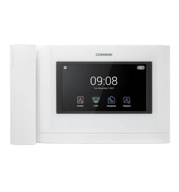 Відеодомофон 7" Commax CDV-704MHA з детектором руху і записом відео