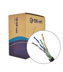 Вита пара OK-Net КПП-ВП (100) UTP кат.5е, 4х2х0.51 бухта 305м (UTP мідь зовнішній)