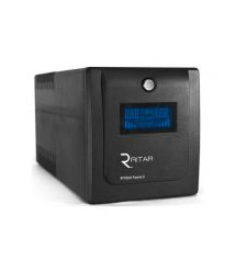 ИБП Ritar RTP1500 (900W) Proxima-D, LCD, AVR, 3st, 4xSCHUKO socket, 2x12V9Ah, plastik Case. Q2
