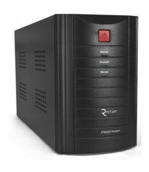 ИБП Ritar RTM1000 (600W) Proxima-L, LED, AVR, 3st, 3xSCHUKO socket, 2x12V7Ah, metal Case (350х120х188)- Q2
