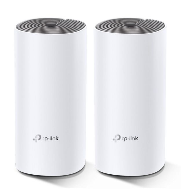 Домашня Mesh Wi-Fi система TP-LINK DECO E4 2PK AC1200 2xFE LAN/WAN MU-MIMO (DECO-E4-2-PACK)