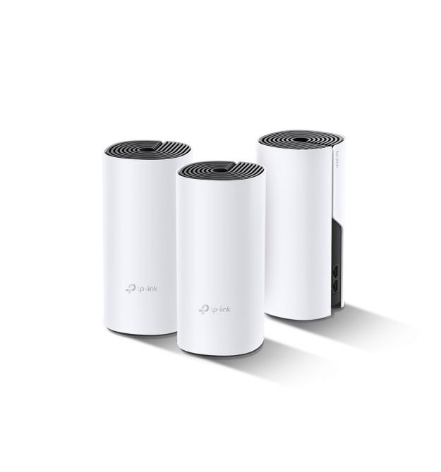 Домашня Mesh Wi-Fi система TP-LINK DECO P9 3PK AC1200+AC1000 2xGE LAN/WAN Powerline (DECO-P9-3-PACK)