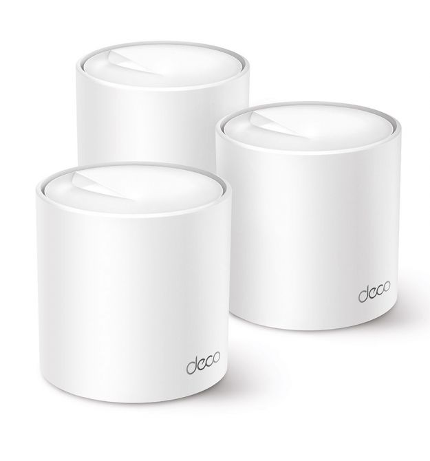 Домашня Mesh Wi-Fi система TP-LINK DECO X50 3PK AX3000 3xGE LANWAN MU-MIMO OFDMA (DECO-X50-3-PACK)