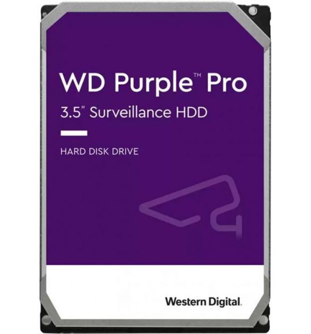 Жорсткий диск 12TB Western Digital WD Purple Pro WD121PURP для відеоспостереження з AI