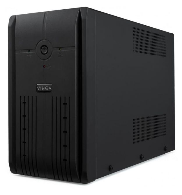 Джерело безперебійного живлення Vinga VPE-1500PRM2 1500ВА / 900 Вт з LED-індикацією у металевому корпусі Джерело безперебійного живлення Vinga VPE-1500PRM2 1500ВА / 900 Вт з LED-індикацією у металевому корпусі