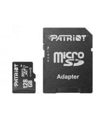Карта пам`ятi MicroSDXC 128GB UHS-I Class 10 Patriot LX + SD-adapter (PSF128GMCSDXC10)