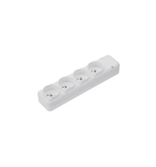 Колодка Ne-Ad (3019-К) 4 гнізда без заземлюючого контакту