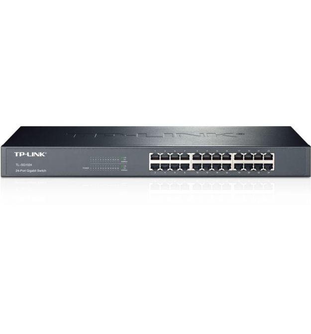 Комутатор TP-LINK TL-SG1024 24xGE некерований 19" 1U