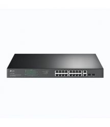 Комутатор TP-LINK TL-SG1218MP 16xGE/PoE+ 250W 2xGE 2xcomboGE/SFP 19" 1U