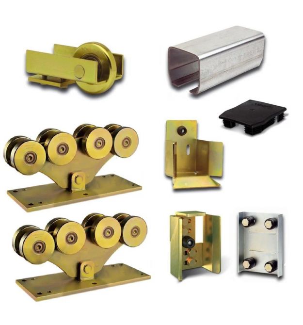 Комплект фурнітури для відкатних воріт вагою до 450 кг і шириною проїзду до 4.5 м Rolling Center Basic