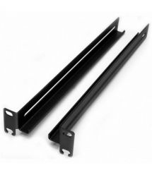 Лапи подовжені для полиці CMS UA-SH4-XLB 19" 4 точки кріплення, комплект 2 шт., чорні