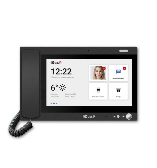Монітор консьєржа Bas-IP AM-02 для IP-домофонів