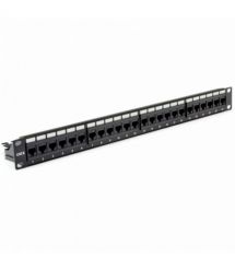 Патч-панель CMS 19" 24xRJ-45 UTP, кат. 6 з організатором кабелю